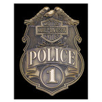 H-D® Police Shield Tin Wall Sign
