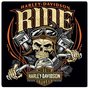 H-D® Ride Bone Tin Wall Sign