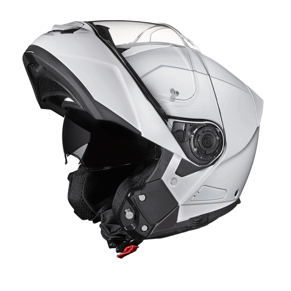 Daytona Glide Flip Up Modular Helmet Hi-Gloss White - MG1-C