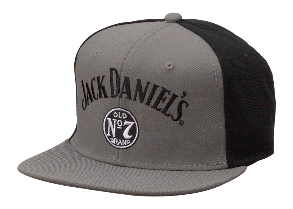 Jack Daniel's - Old No. 7 Brand Gray and Black Snapback