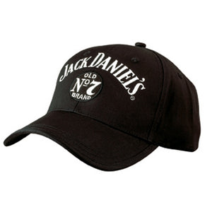 Jack Daniel's JD77-F Velcro Closure No. 7 Logo Ball Hat - Black