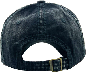 "If You're Hot I Am Single" Vintage Style Distressed Black Hat