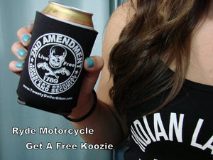 Get a Free 2nd Amendment Koozie at Ryde-Motorcycle