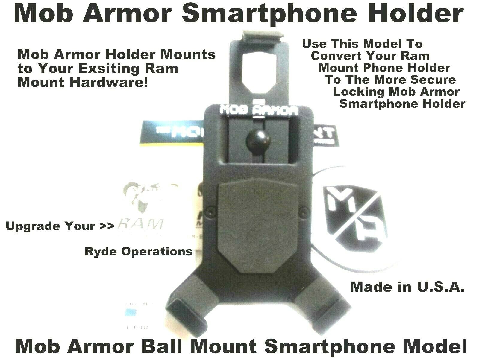 Mob Armor Marball Upgrade For Ram's X-Grip Smartphone Holder