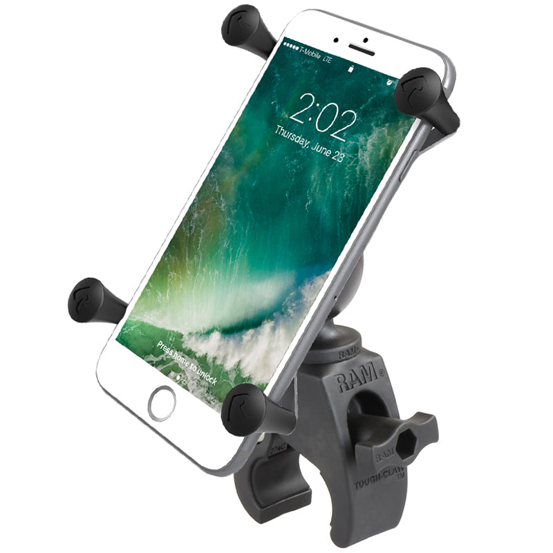 RAM X-Grip Tough-Claw Handlebar Mount - Holds LARGER Phones RAM-HOL-UN10-400U