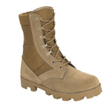 Coyote Brown 8" Speed Lace Military Combat Vintage Jungle Tactical Boot Men's 7 thru 14 Everyday Wear