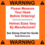 Daytona NOVELTY Non-Certified Helmet - Unisex - Hi-Gloss Black German - 1004A