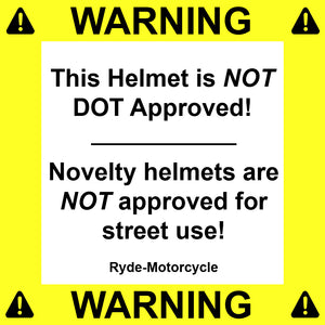 Daytona NOVELTY Non-Certified Helmet - Unisex - Skull Chains - 6002SC