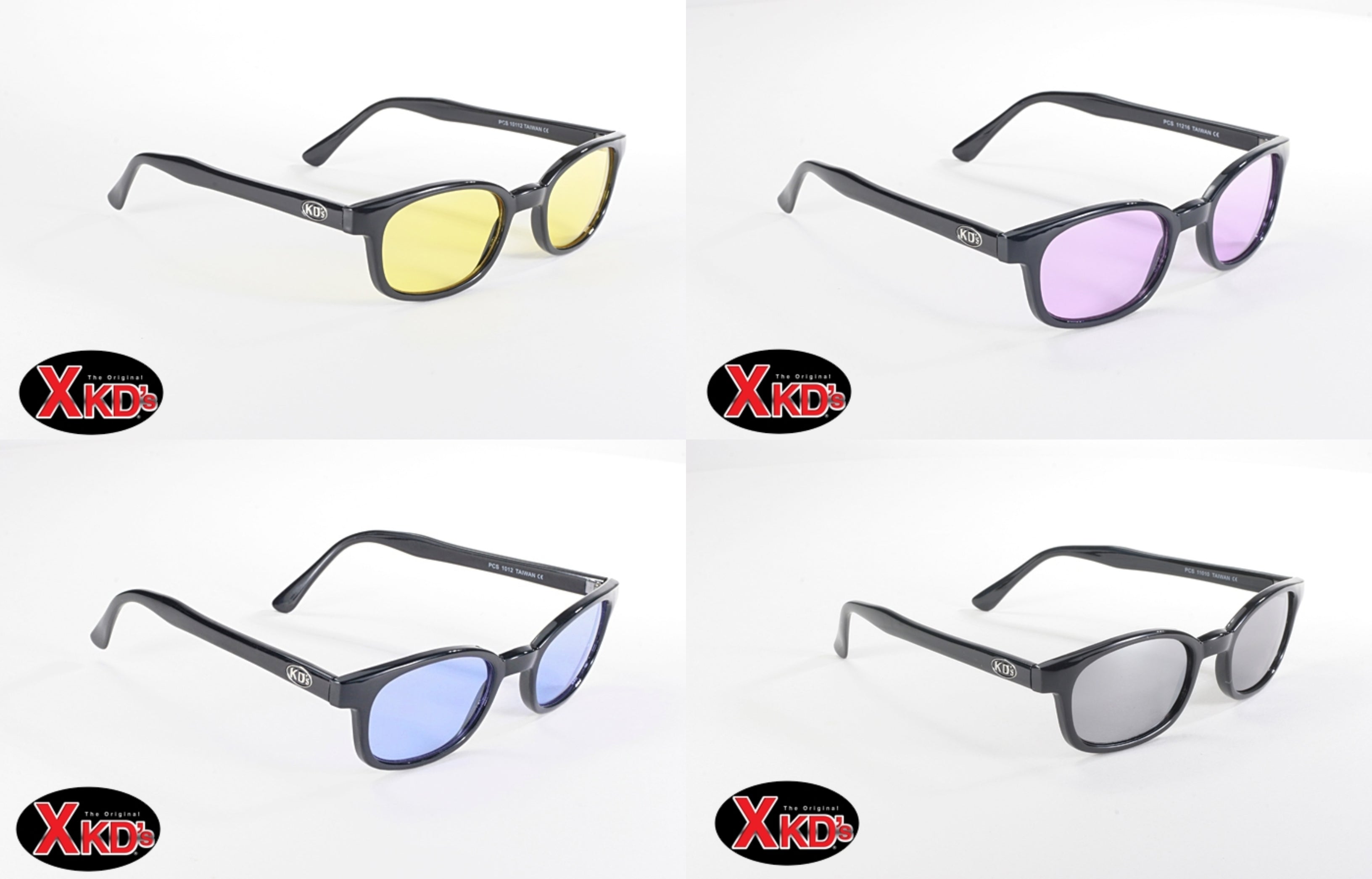 X-KD Sunglasses - 20% Larger Gloss Black Frame