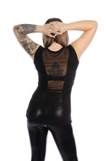 "Sold Soul" Free Spirit Wild Heart Winged Rose Tank Top  - 7565