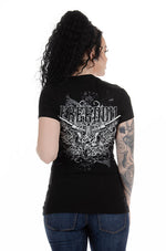 "Ruger" Freedom, Roses, and Pistols Short Sleeve Shirt  - 7167