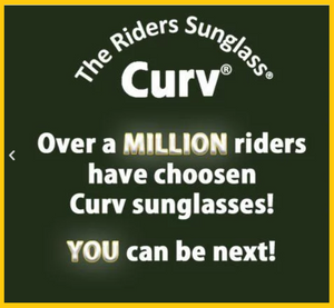 Curv Z Shatterproof Yellow Lens Motorcycle High Definition Riding Sunglass 02-04