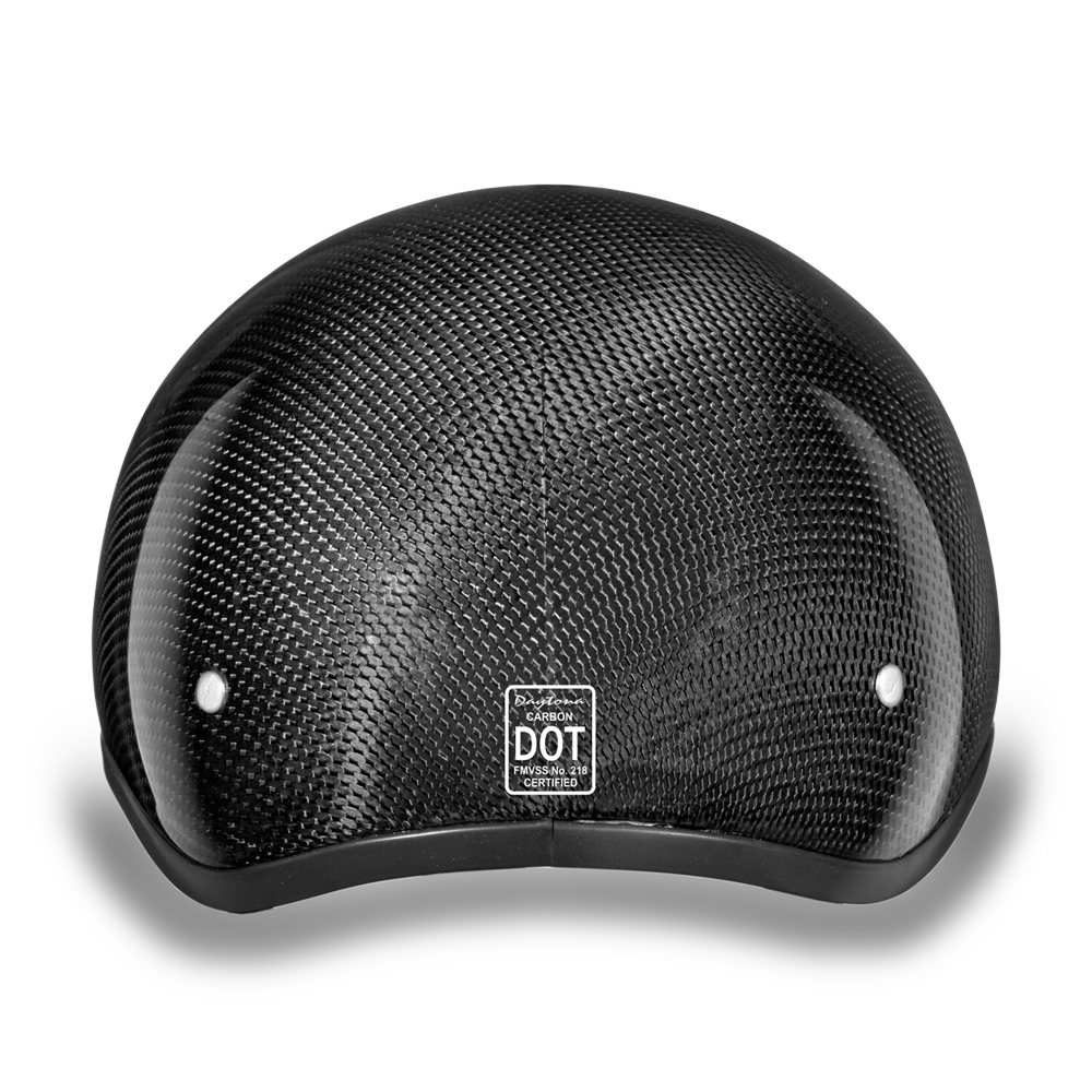 D.O.T Daytona Half Helmet - Unisex - Carbon Fiber - D2-GNS