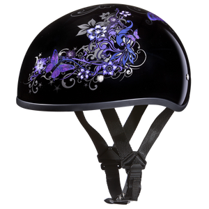 D.O.T. Daytona Half Helmet - Women's - Butterfly - D6-B