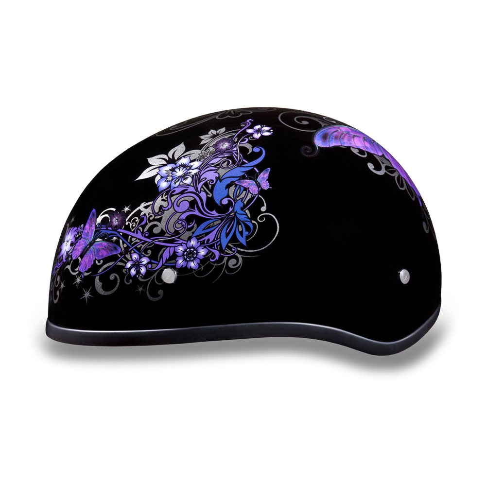 female motorcycle half helmet Daytona DOTHalf Helmet - Women's - Butterfly