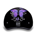 D.O.T. Daytona Half Helmet - Women's - Butterfly - D6-B