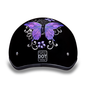 D.O.T. Daytona Half Helmet - Women's - Butterfly - D6-B