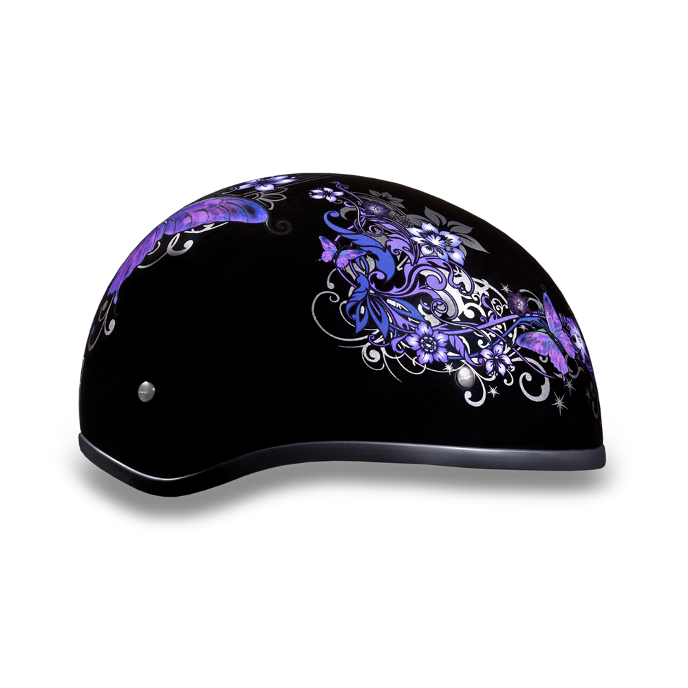 D.O.T. Daytona Half Helmet - Women's - Butterfly - D6-B