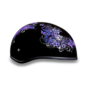 D.O.T. Daytona Half Helmet - Women's - Butterfly - D6-B