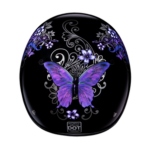 female butterfly motorcycle helmet Daytona DOTHalf Helmet - Women's - Butterfly