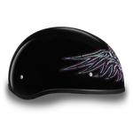 D.O.T. Daytona Half Helmet - Women's - Barbed Wire Heart - D6-BWH