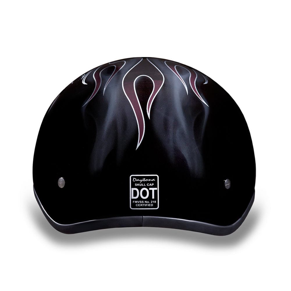 D.O.T. Daytona Half Helmet - Unisex - Crossbones - D6-CB