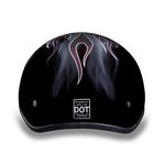 D.O.T. Daytona Half Helmet - Unisex - Crossbones - D6-CB