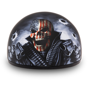 D.O.T. Daytona Half Helmet - Unisex - Come Get 'Em - D6-CG