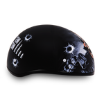 D.O.T. Daytona Half Helmet - Unisex - Come Get 'Em - D6-CG