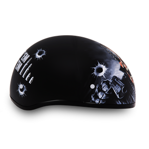 D.O.T. Daytona Half Helmet - Unisex - Come Get 'Em - D6-CG