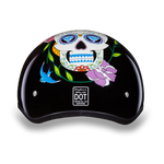 D.O.T. Daytona Half Helmet - Women's - Diamond Skull - D6-DS