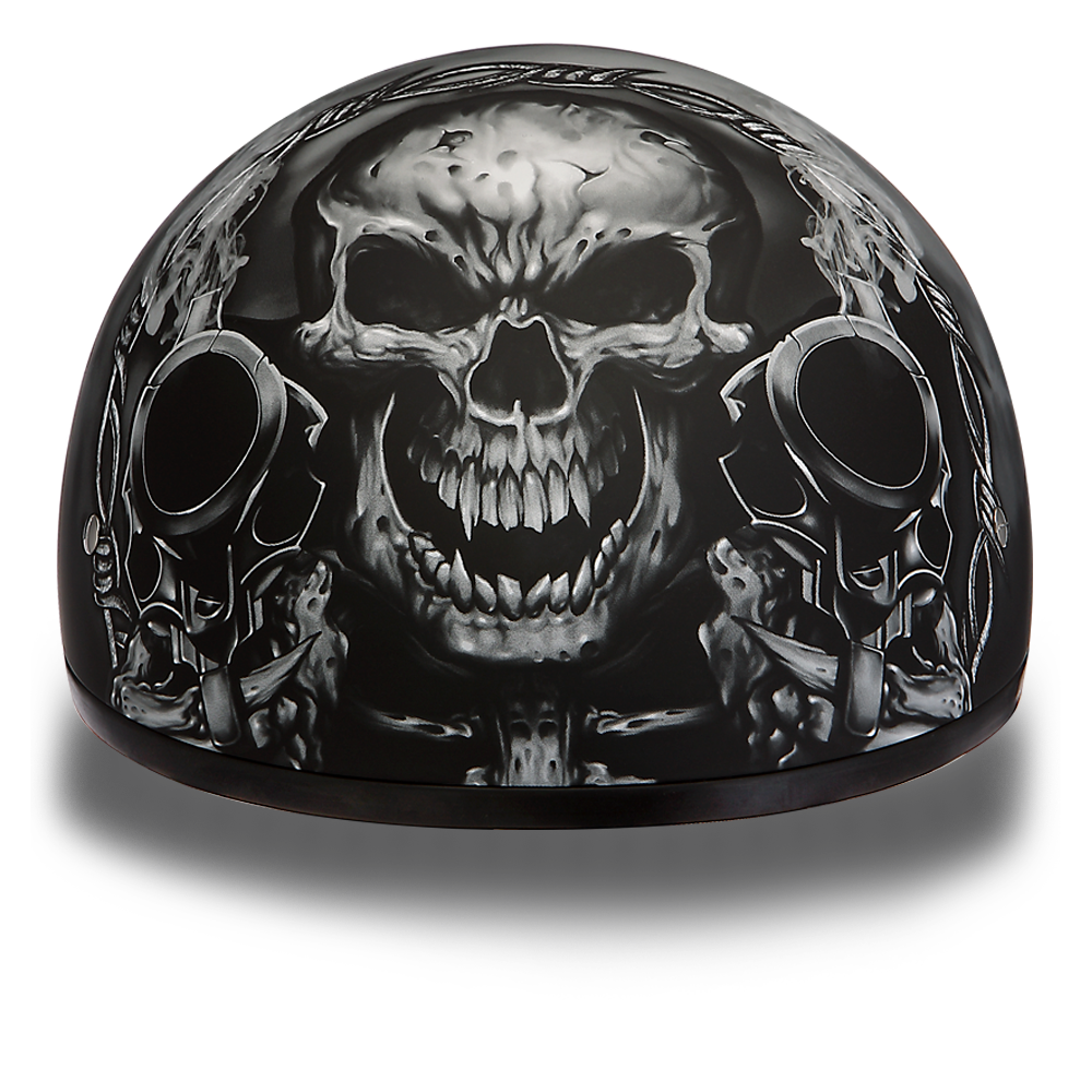 D.O.T. Daytona Half Helmet - Unisex - Guns - D6-G