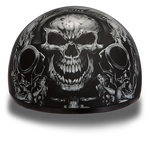 D.O.T. Daytona Half Helmet - Unisex - Guns - D6-G