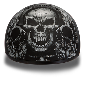 D.O.T. Daytona Half Helmet - Unisex - Guns - D6-G