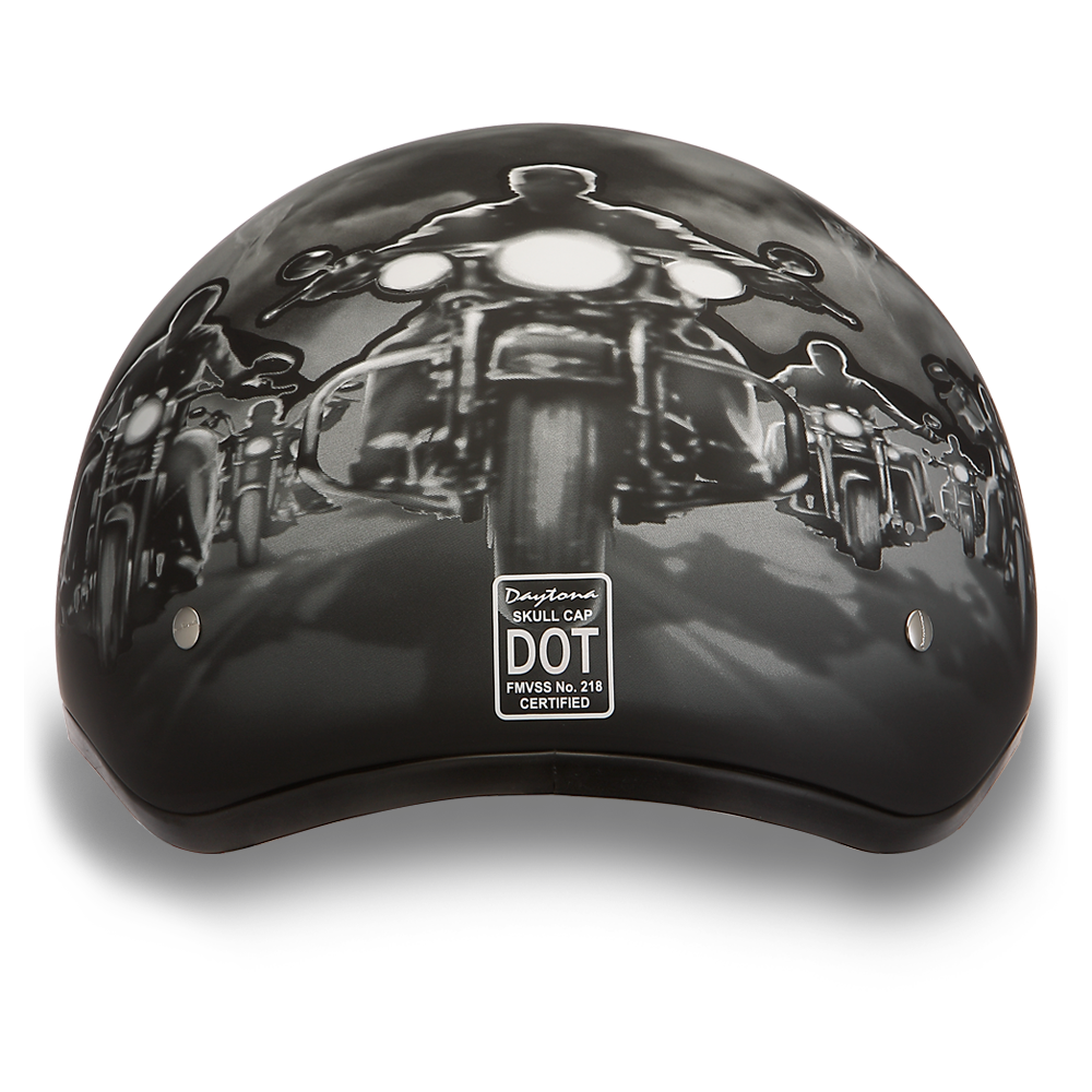 D.O.T. Daytona Half Helmet - Unisex - Guns - D6-G