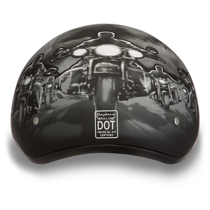 D.O.T. Daytona Half Helmet - Unisex - Guns - D6-G