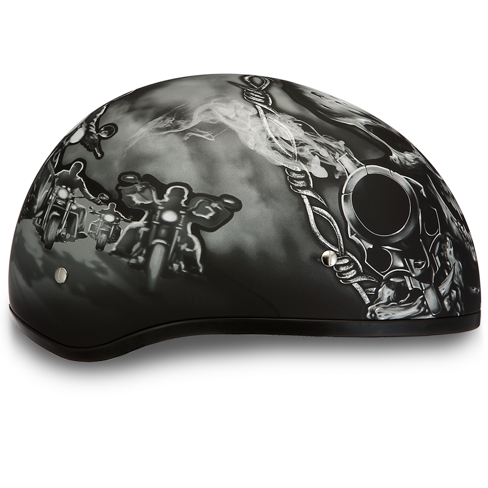 D.O.T. Daytona Half Helmet - Unisex - Guns - D6-G