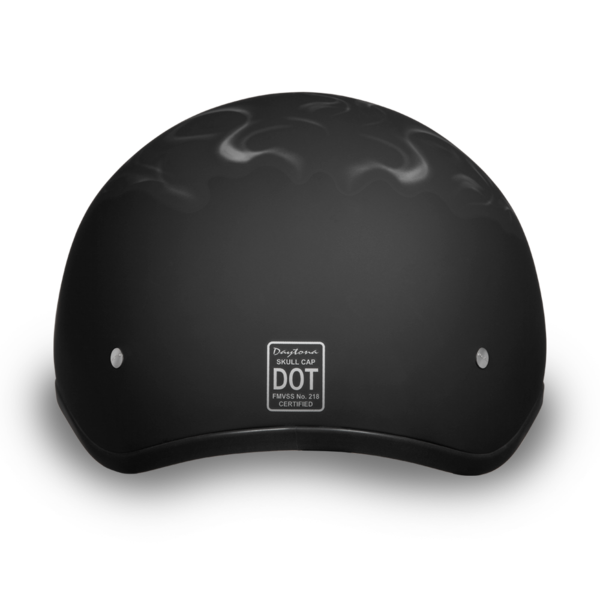 D.O.T. Daytona Half Helmet - Unisex - Pistons Skull - D6-PS