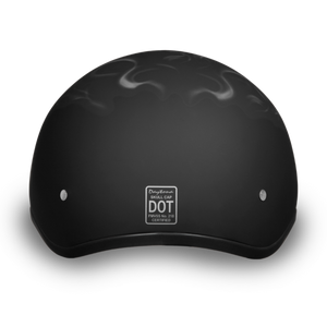 D.O.T. Daytona Half Helmet - Unisex - Pistons Skull - D6-PS