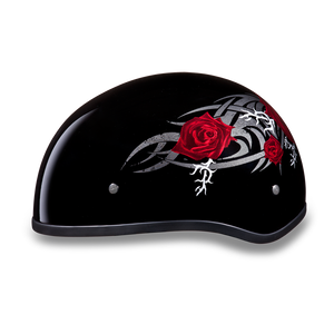 D.O.T. Daytona Half Helmet - Women's - Rose - D6-R