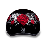 D.O.T. Daytona Half Helmet - Women's - Rose - D6-R