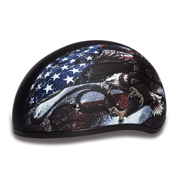 D.O.T. Daytona Half Helmet - Unisex - USA Eagle Flag D.O.T. Daytona Half Helmet - Unisex - USA Eagle Flag