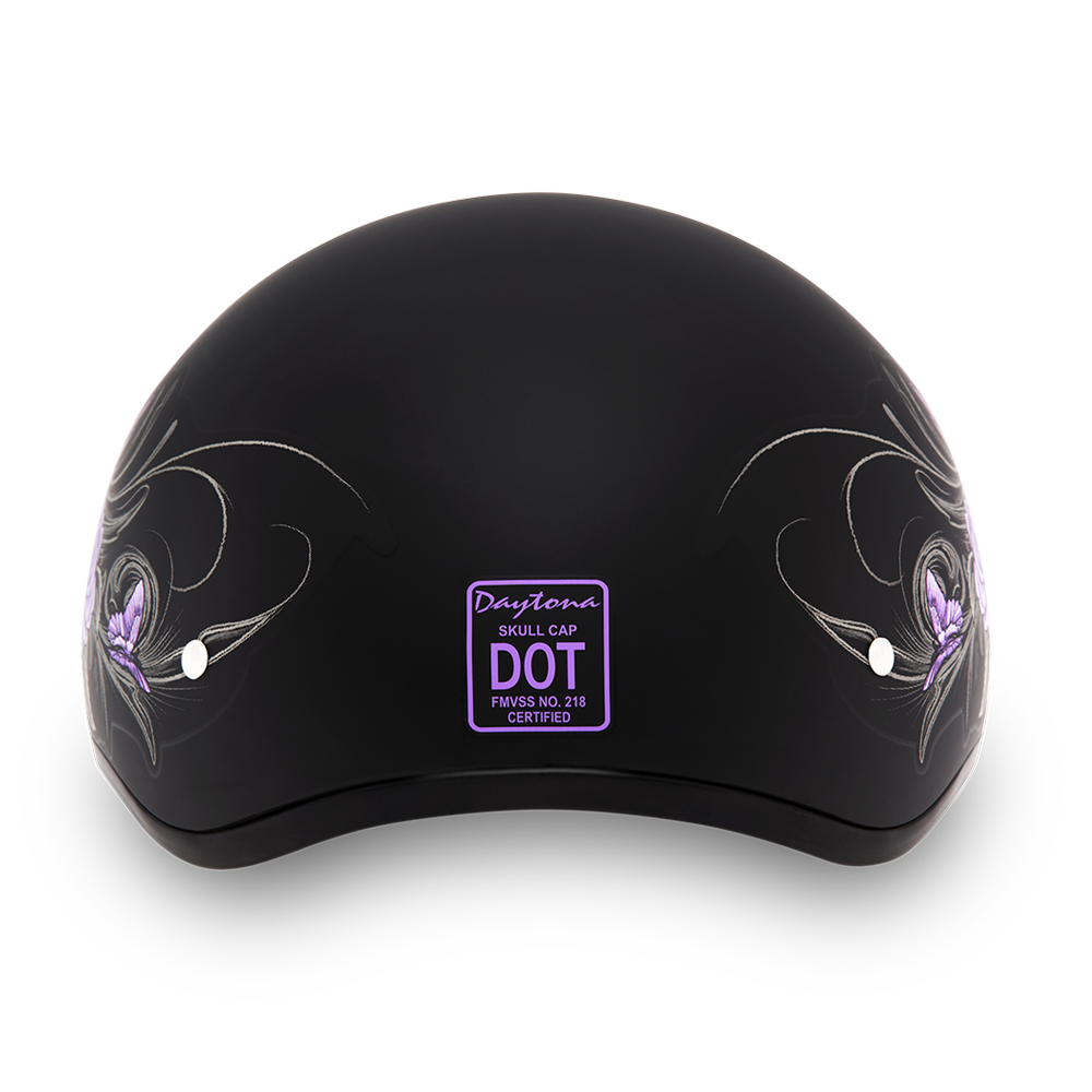 D.O.T. Daytona Half Helmet - Women's - Wild at Heart - D6-WH