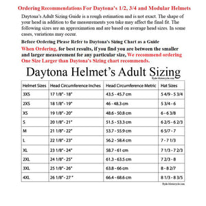 Daytona Detour Full Face Helmet Dull/Flat Black - DE1-B