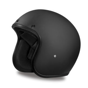 D.O.T. Daytona 3/4 Open Face Helmet - Unisex - Flat Black - DC1-B
