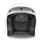 D.O.T. Daytona 3/4 Open Face Helmet - Unisex - Hi-Gloss White - DC1-C