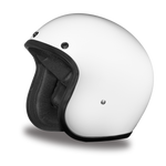 D.O.T. Daytona 3/4 Open Face Helmet - Unisex - Hi-Gloss White - DC1-C