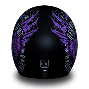 D.O.T. Daytona 3/4 Open Face Helmet - Women's - Heaven Sent - DC6-HS