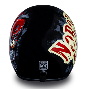 D.O.T. Daytona 3/4 Open Face Helmet - Unisex - Joker - DC6-J
