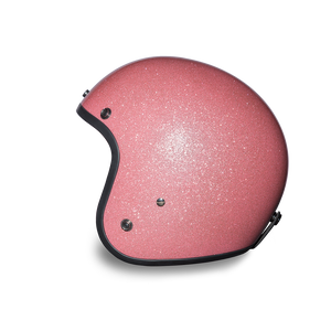 D.O.T. Daytona 3/4 Open Face Helmet - Women's - Pink Metal Flake - DC7-P